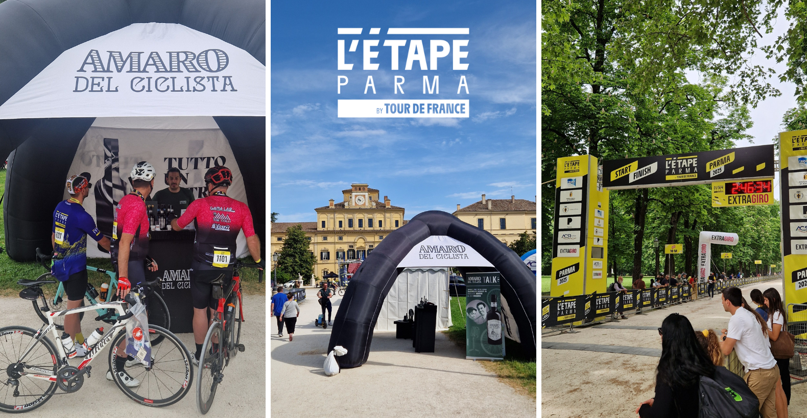 AMARO DEL CICLISTA pedala verso L’Étape by Tour de France a Parma