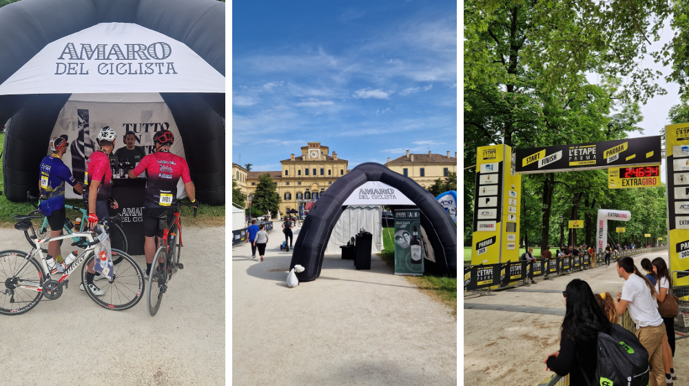 AMARO DEL CICLISTA pedala verso L’Étape by Tour de France a Parma