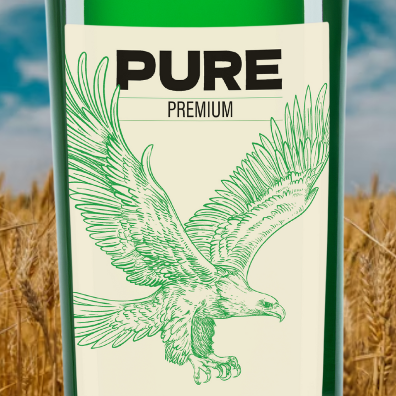 Bottiglia Vodka Menta