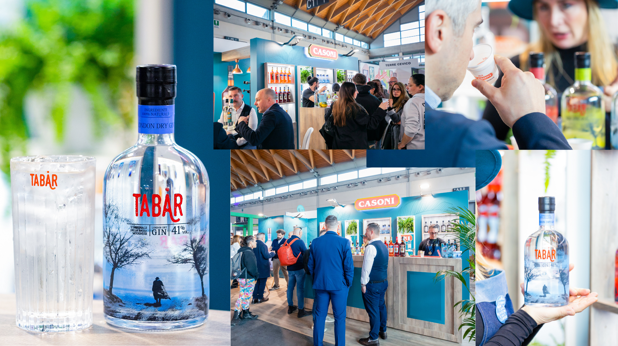 Casoni Liquori lancia il nuovo Gin Tabar London Dry a Beer&Food Attraction 2025