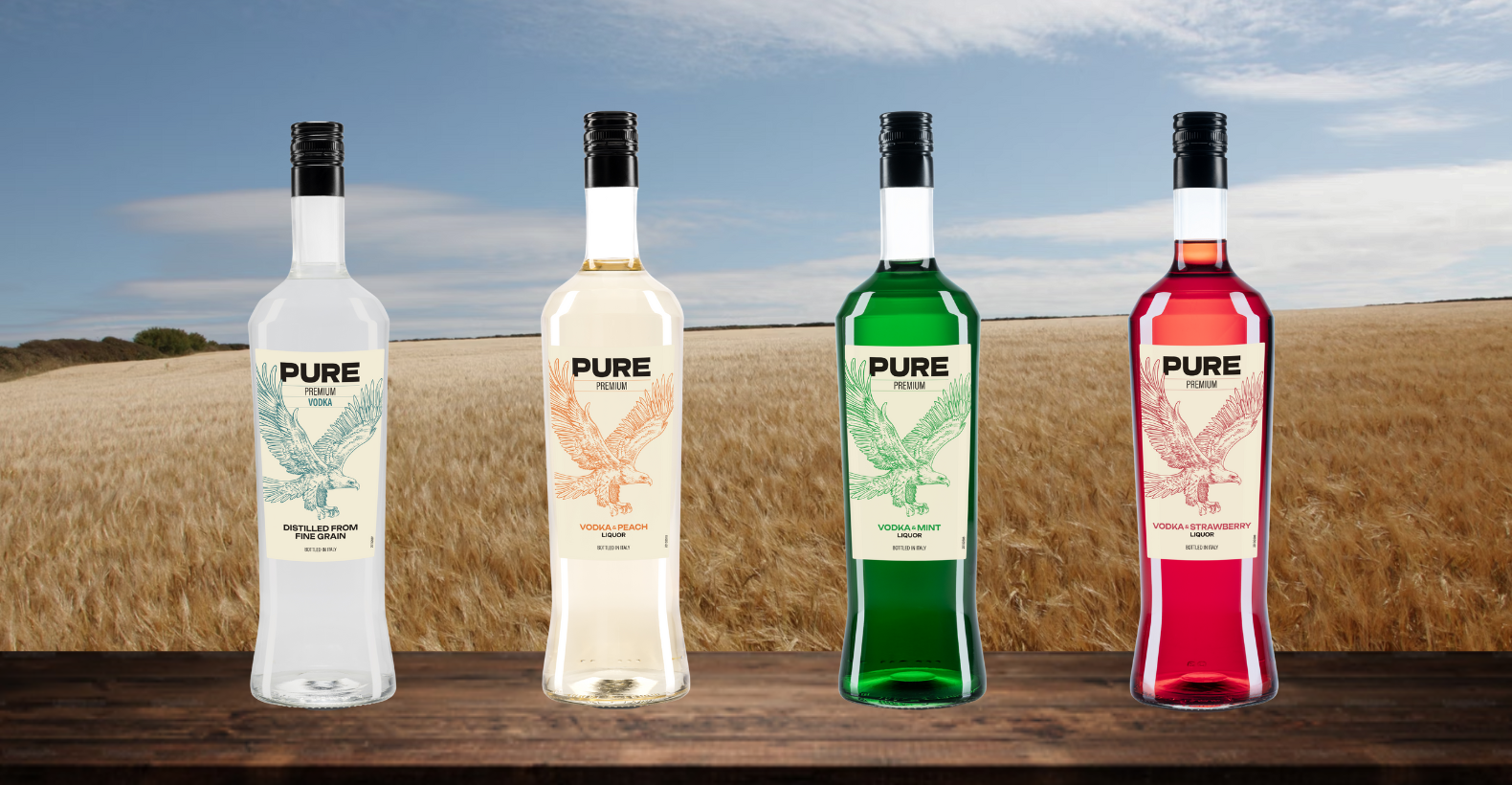 Wodka-Flasche - Casoni